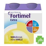 Fortimel Extra Vanille Flesjes 4x200ml