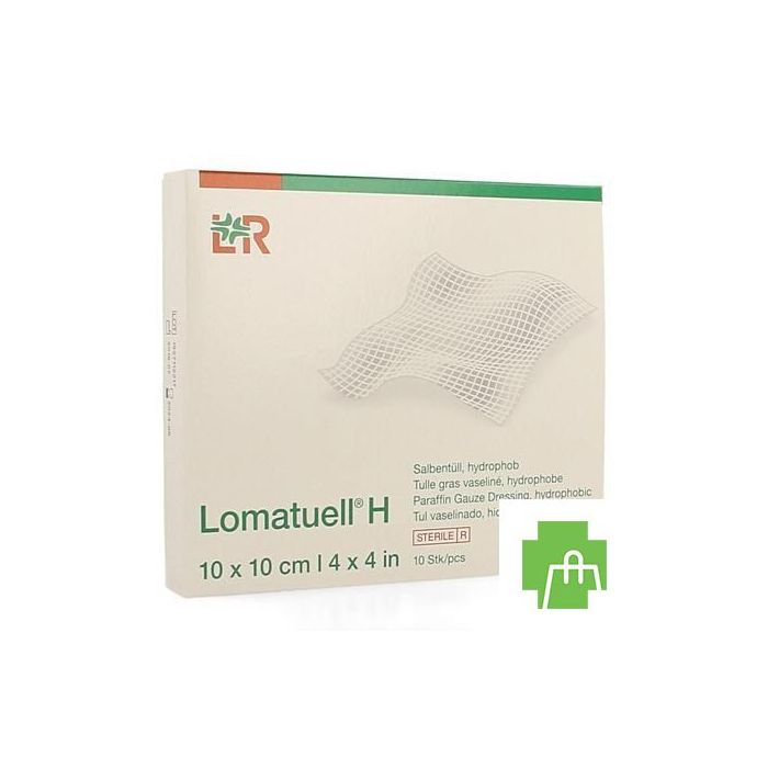 Lomatuell H Compresse Ster 10x10cm 10 23315