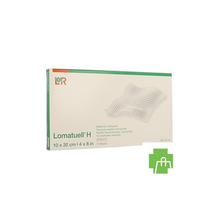 Lomatuell H Compresse Ster 10x20cm 10 23316