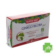 Super Diet Ginkgo Biloba Intelect. Amp 20x15ml