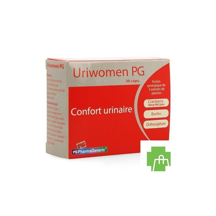 Uriwomen Pg Pharmagenerix Caps 30
