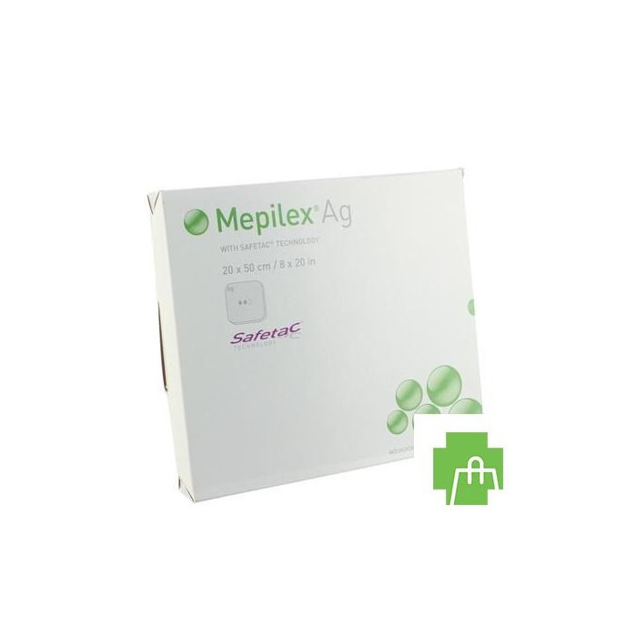 Mepilex Ag Pansement Steril 20,0x50,0cm 2 287510