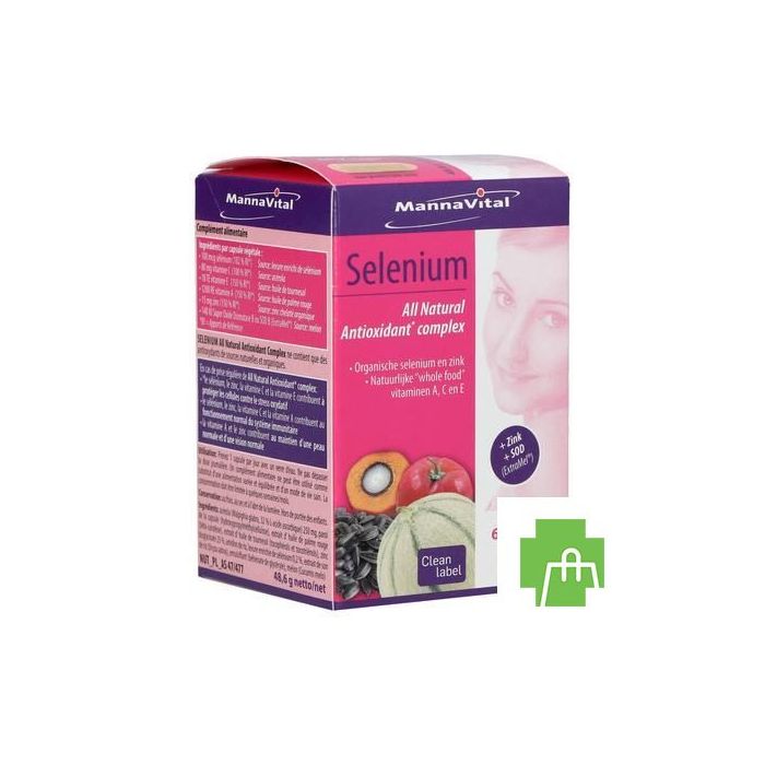 Mannavital Selenium Nf V-caps 60
