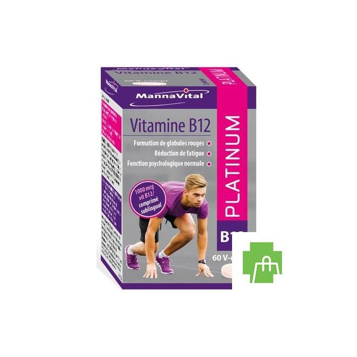 Mannavital Vitamine B12 Platinum V-comp 60