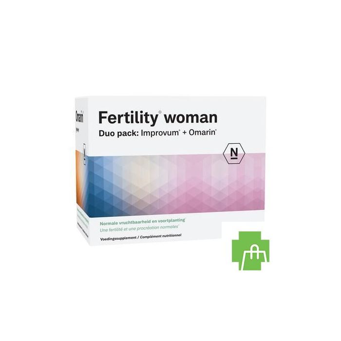 Fertility woman Duo 60 tab Improvum + 60 softgels Omarin