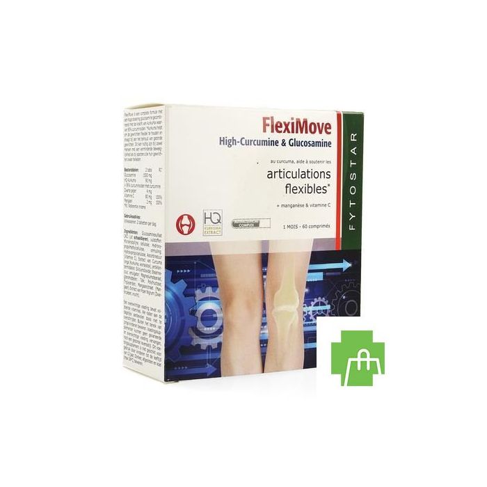 Fytostar Flexi Move Curcumine + Glucosam. Comp 60