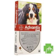 Advantix Dog Spot-on Sol Chien 40-60kg Pipet 4x6ml