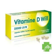 Vitamine D Will 25000ie Zachte Caps 12