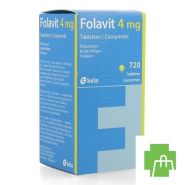 Folavit 4mg Comp 720 X 4mg