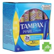 Tampax Pearl Compak Regular 18