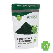 Biotona Chlorella + Spirulina Raw Powder 200g