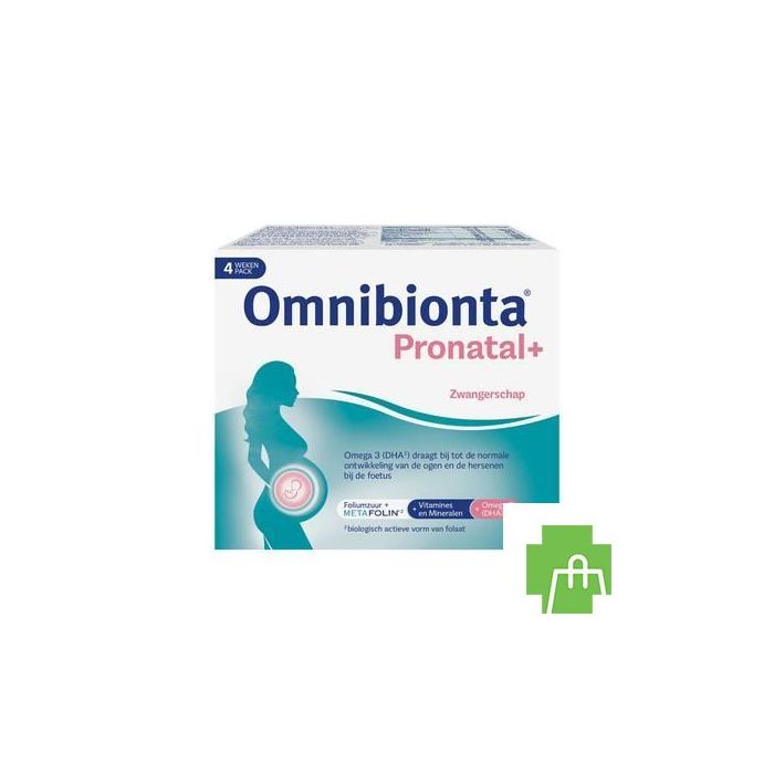 Omnibionta Pronatal+: 4 weken Pack (28 tabletten+28 capsules)