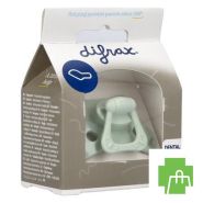 Difrax Fopspeen Dental 6+ M Uni/pure Groen/pistach