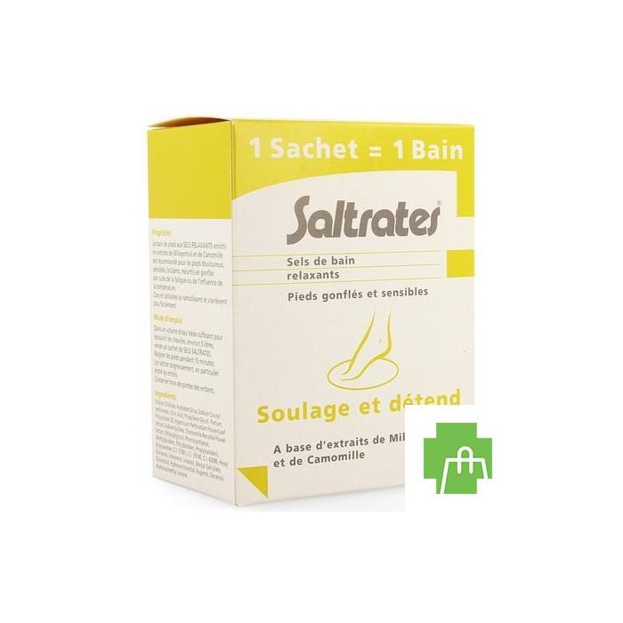 Saltrates Sels Bain Relaxants Pieds 10x20g