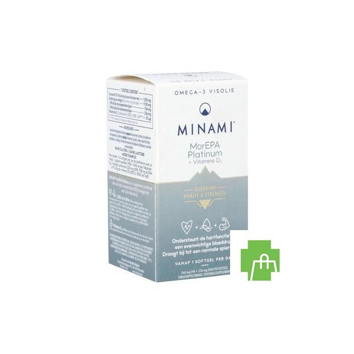 Minami Morepa Platinum + Vit D3 Caps 60