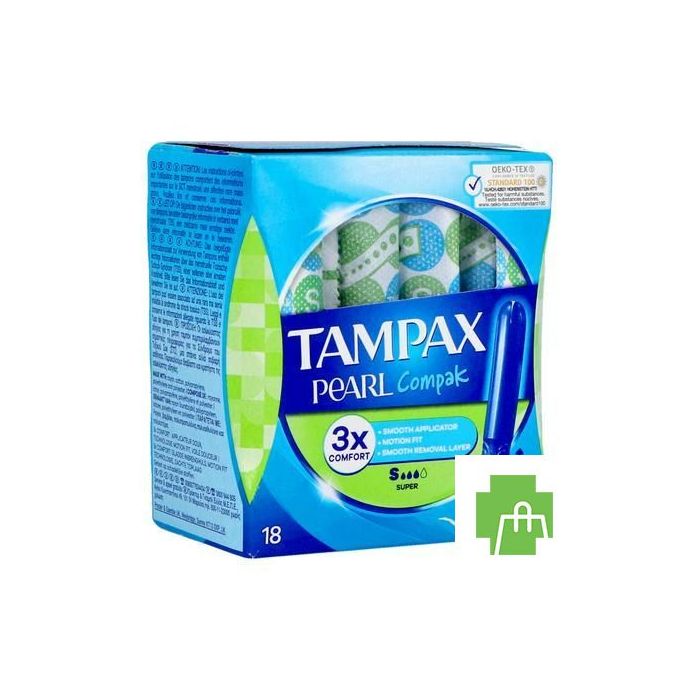 Tampax Pearl Compak Super 18