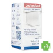 Leukoplast Compress N/woven N/st. 5cmx5cm 100