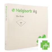 Melgisorb Ag Kp Ster 15x15cm 10 256150