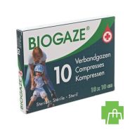 Biogaze 10 Compresses 10 x10 cm