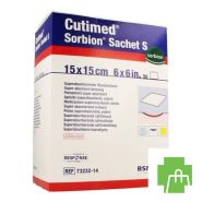 Cutimed Sorbion Sachet S 15,0x15,0cm 50 7323214