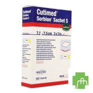 Cutimed Sorbion Sachet S 7,5x 7,5cm 10 7323200