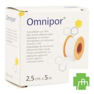 Omnipor 2,5cmx5m 1 P/s