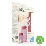 B-thermo Glass Bottle 240ml Pink