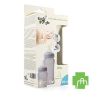 B-thermo Glass Bottle 240ml Grey
