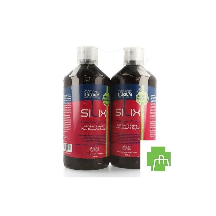 Silix Hair Skin Nails Duo Pack 2x750ml