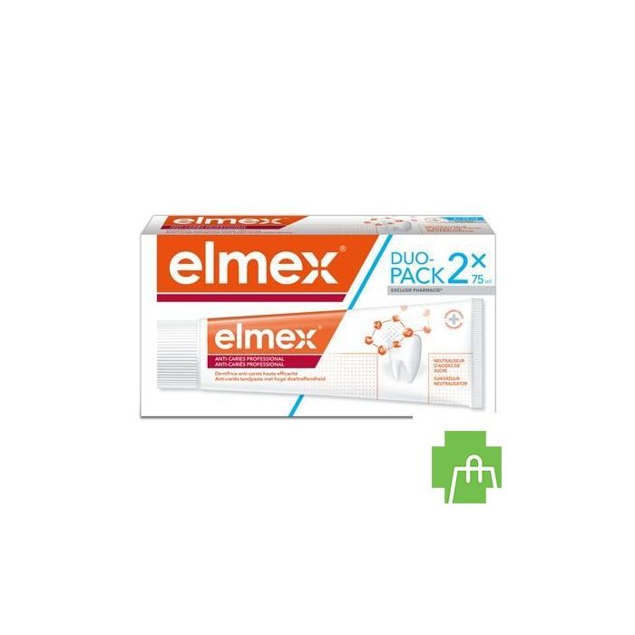 Elmex A/caries Professional Dentifrice 2x75ml