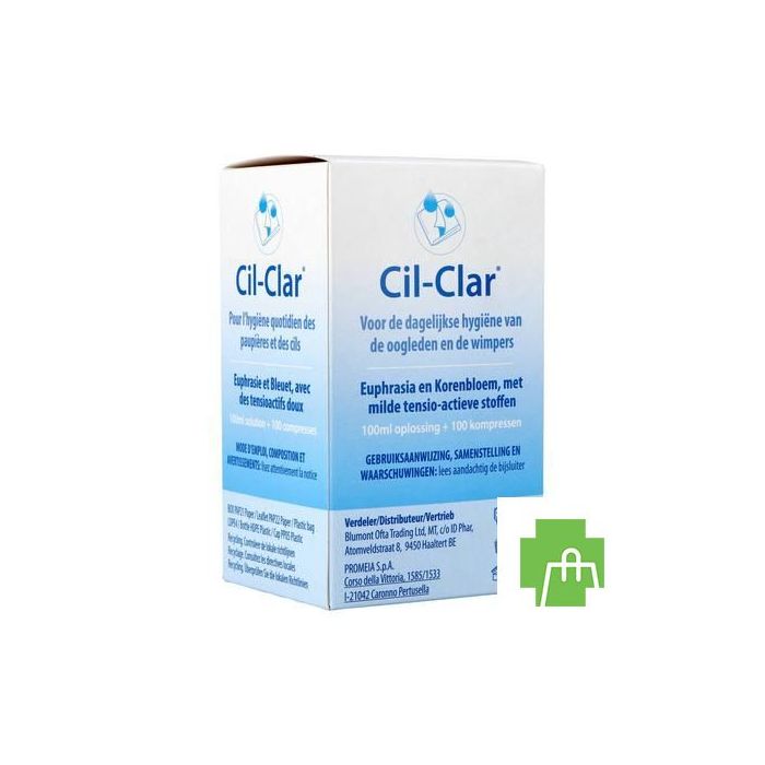 Cil-clar Hygiene Paupiere 100ml+cp 100 Nf