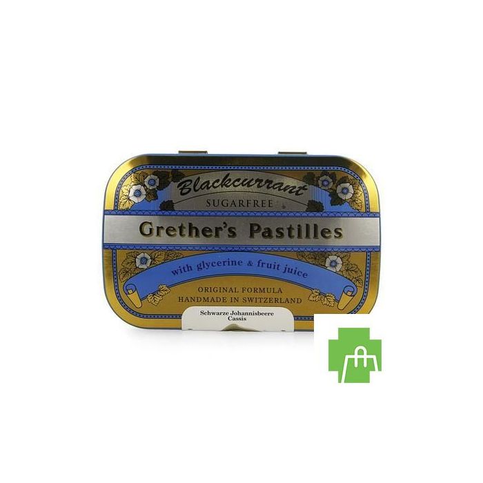 Grether's Pastilles Blackcurrant Ss Past 110g