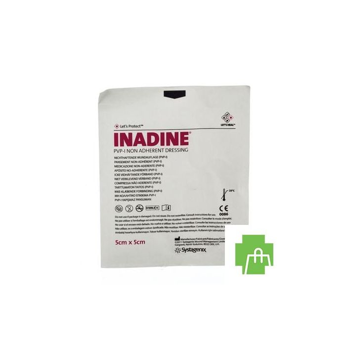 Inadine Cp Impreg. 5,0x 5,0cm 1 P01481