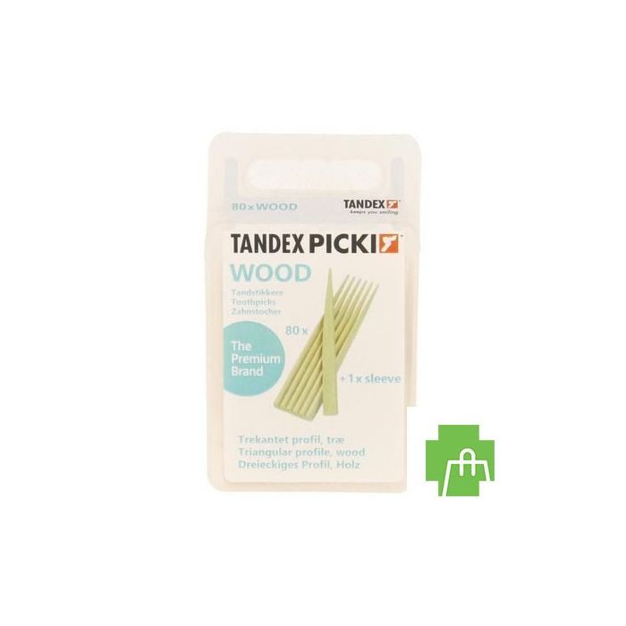 Tandex Toothpicks Wood 80
