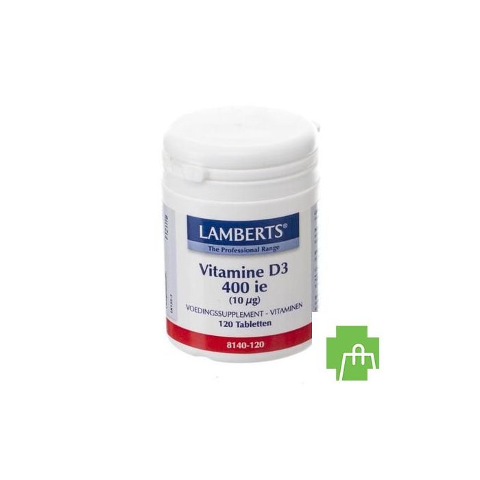 Lamberts Vitamine D 400ie 10mcg Tabl 120