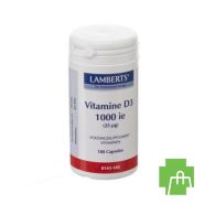 Lamberts Vitamine D 1000ie 25mcg Tabl 180