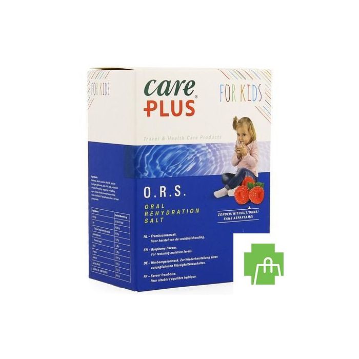 Care Plus Ors Kids Raspberry Sachet 10x5,3g