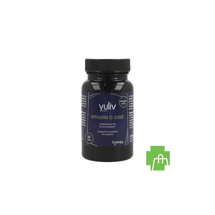 Yuliv Vitamine D 3000 Caps 90