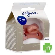 Difrax Sucette Dental 0-6 M Uni/pure Brun/brick
