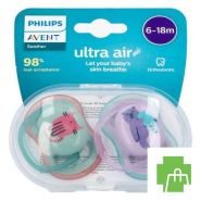 Philips Avent Sucette +6m Air Mix Animaux