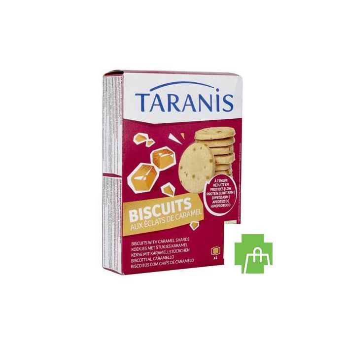 Taranis Cookies Karamel Stukjes 120g Bio Revogan
