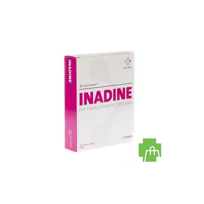 Inadine Cp Impreg. 5,0x 5,0cm 25 P01481