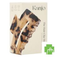 Kanjo The Hair Clip Moyenne 02 Sandstone Tortoise