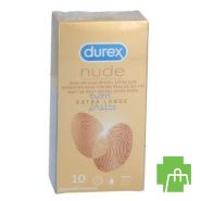Durex Nude Xl Condoms 10