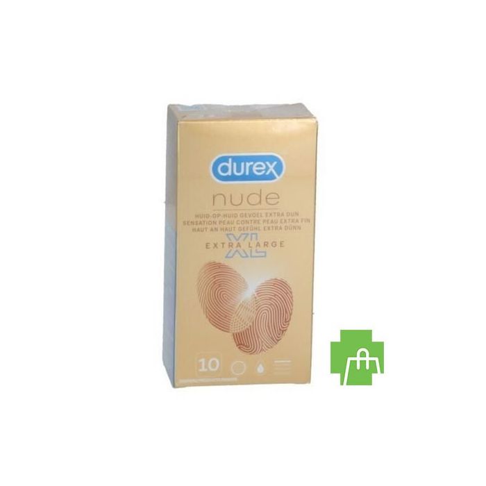 Durex Nude Xl Condoms 10
