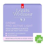 Widmer Nacht Creme Pro-active Light Parf Pot 50ml
