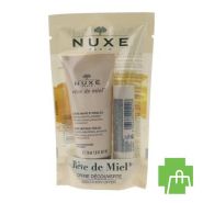 Nuxe Reve De Miel Stick Levres 4g + Cr Mains 30ml