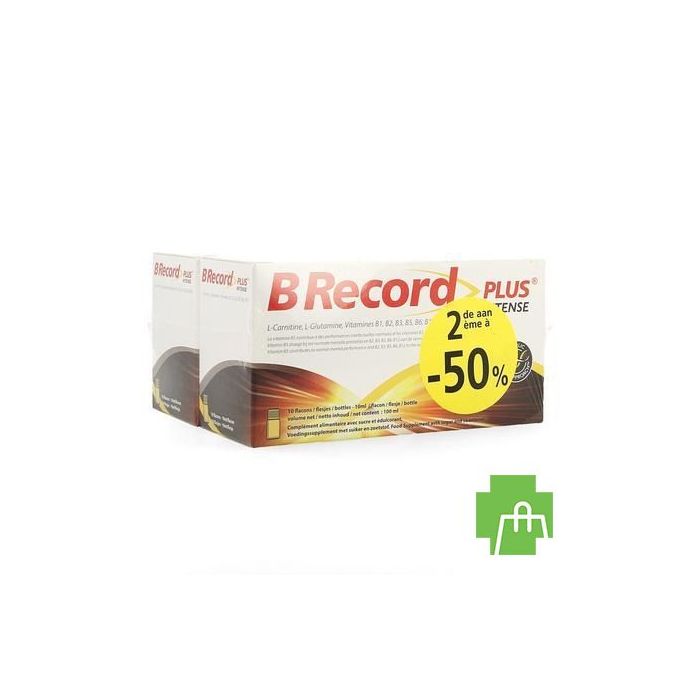B Record Plus Intense Flacon 20x10ml Promo 2e -50%