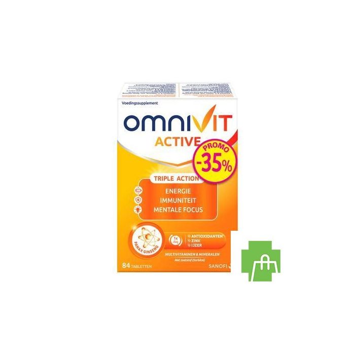 Omnivit Active 40Mg Comp 84 Promo -35%