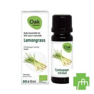 Oak Ess Olie Lemongras 10ml Bio